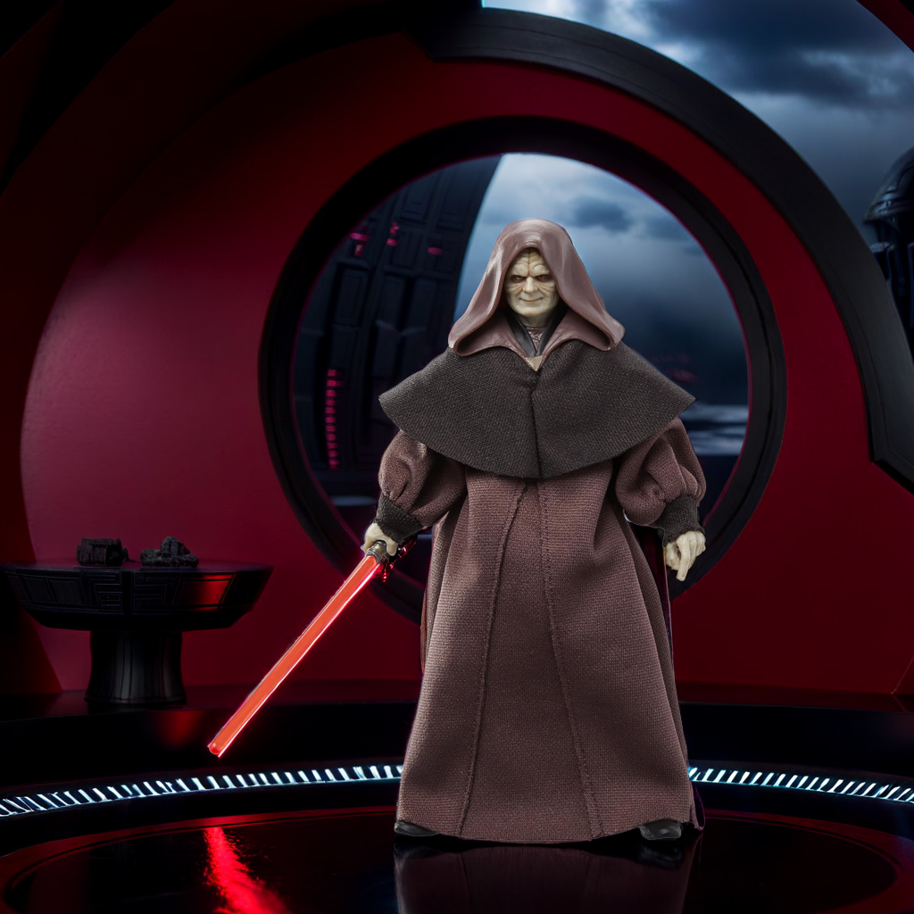 STAR WARS The Black Series Darth Sidious, Revenge of The Sith Collectible 6 Inch Action Figure