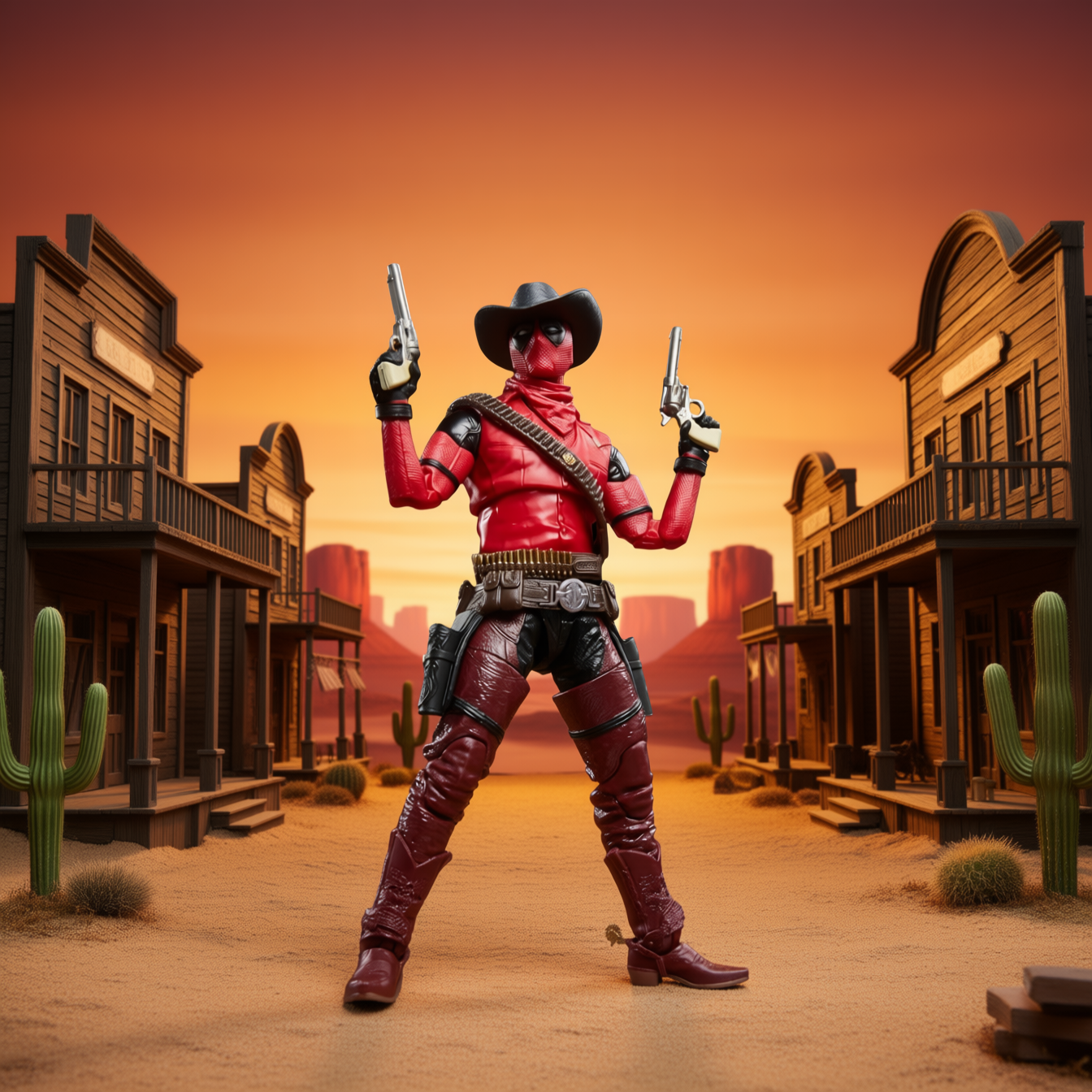 Marvel Legends Series Cowboypool, Marvel Studios' Deadpool & Wolverine Movie Collectible 6-Inch Action Figure Gift