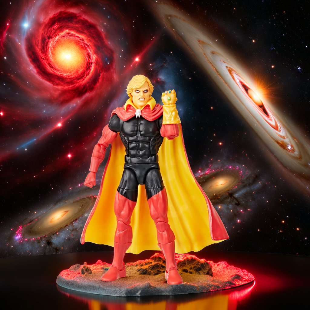 Marvel Legends Series Adam Warlock, Infinity Gauntlet Comics-Inspired Collectible 6-Inch Scale Action Figure with Character-Sized Comic Accessory