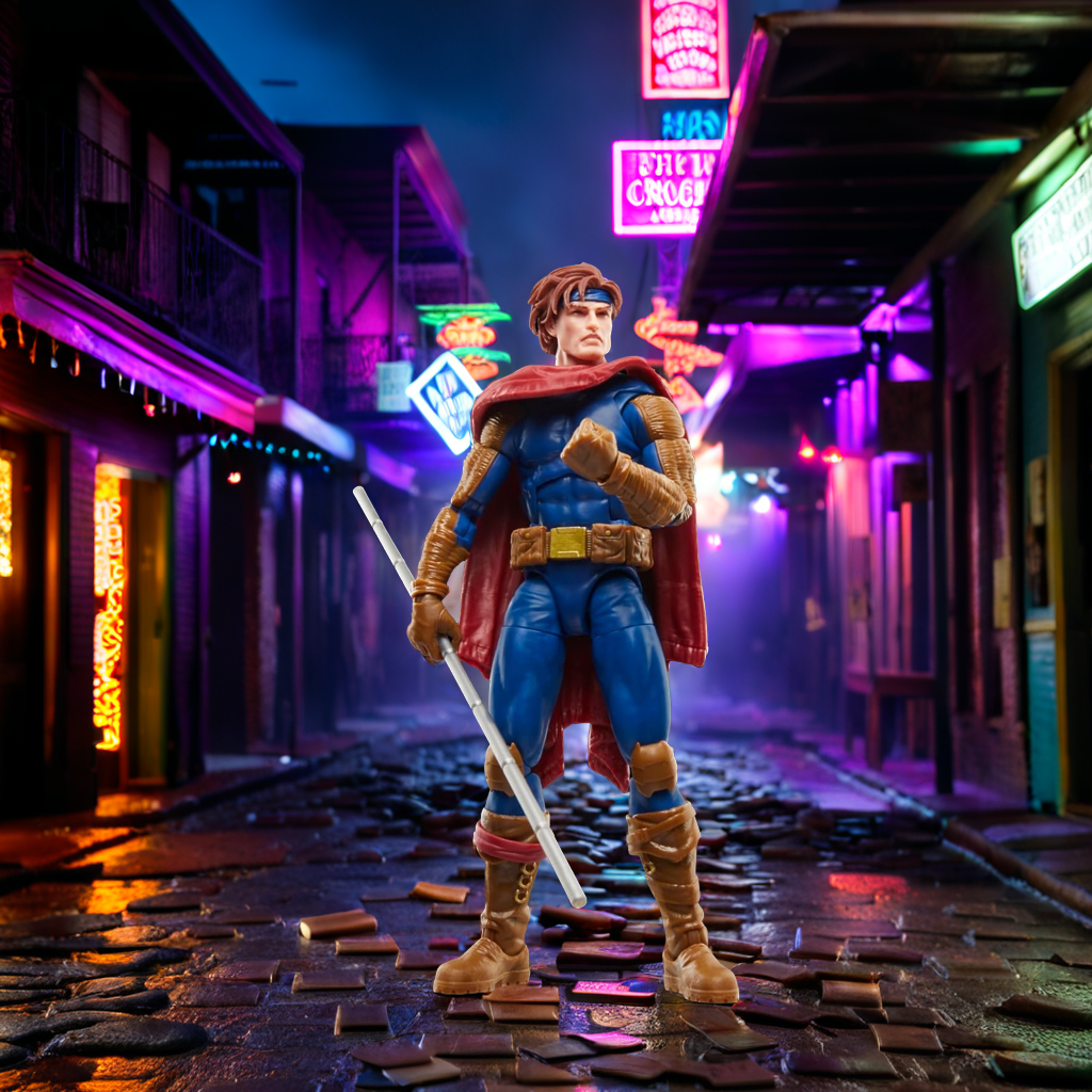 Marvel Legends Series Gambit, X-Men Comics Collectible 6-Inch Scale Action Figure