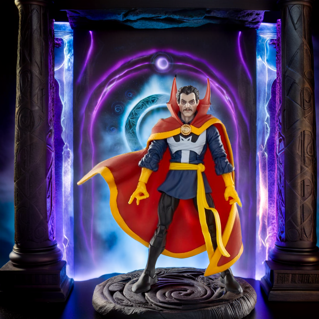 Marvel Legends Series Doctor Strange, Wong and Bats, Comics Collectible 6-Inch