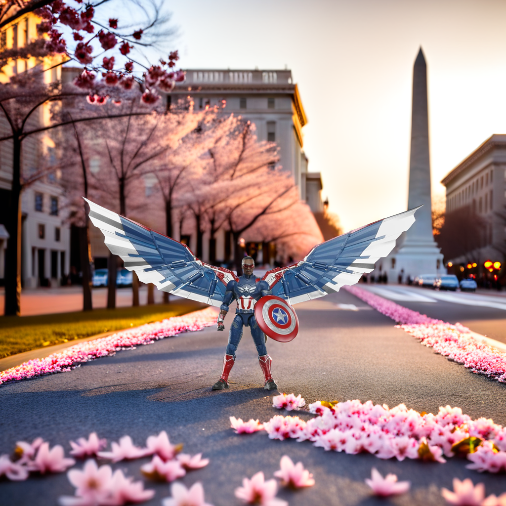 Marvel Legends Series Captain America Collectible Captain America: Brave New World Deluxe 6 Inch Action Figure