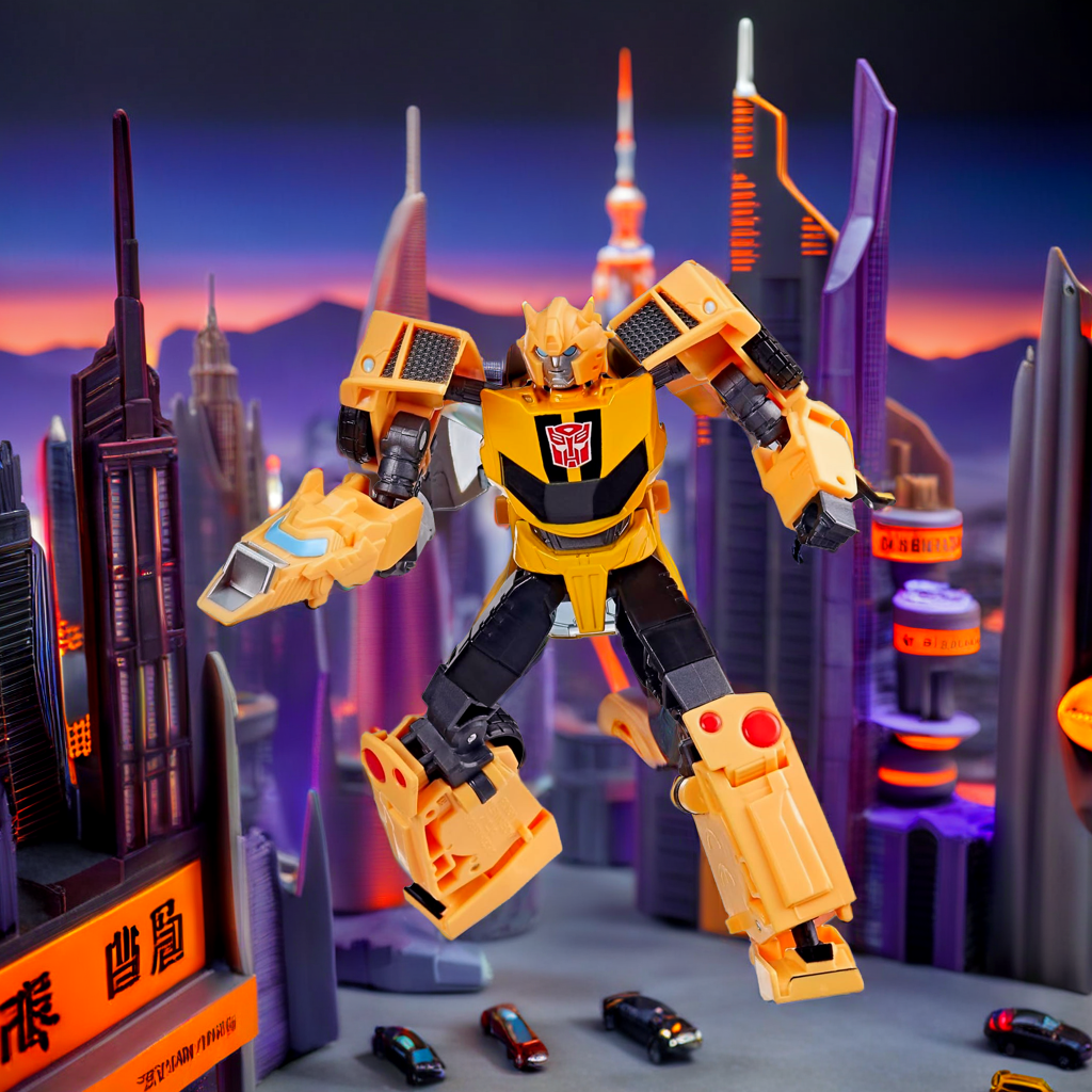 Transformers Toys EarthSpark Deluxe Class Bumblebee